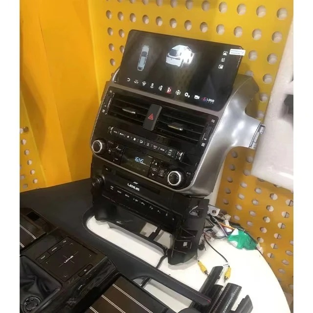 GX460 Interior Upgrade Gear Shift Center Console Modification Dashboard Large Screen Installation Interior Panel